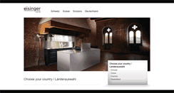 Desktop Screenshot of eisinger-swiss.com